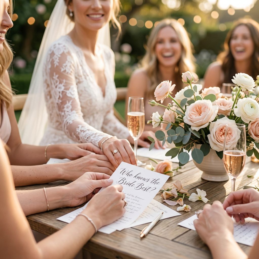 JGA-Spiele für stilbewusste Bräute: 12 elegante Ideen