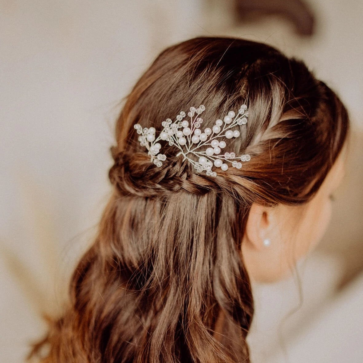 Vintage Boho Hochzeit Wedding Haarnadeln Silber